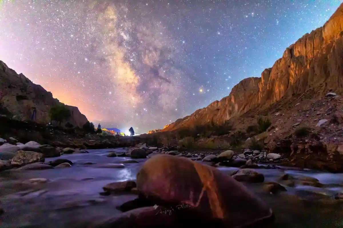 倘若那天,该说的话好好说…#星空壁纸 #治愈系风景 #银河与 - 抖音