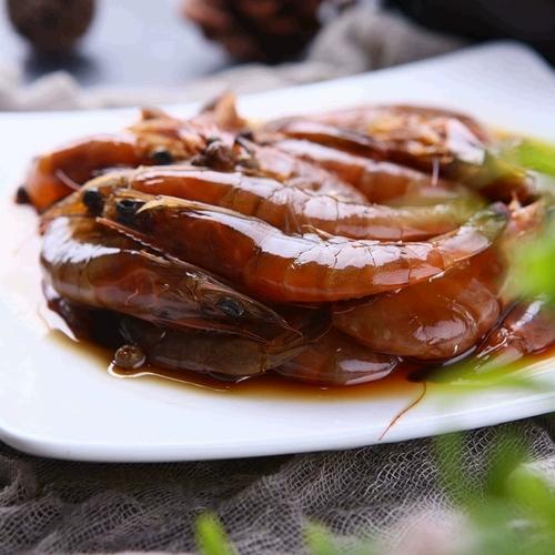 酱醉对虾呛虾醉虾非常好吃的舟山海鲜即食罐装小吃甜嫩糯口微麻辣