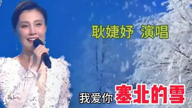 美女歌手耿婕妤演唱《我爱你塞北的雪》,经典之作,百听不厌
