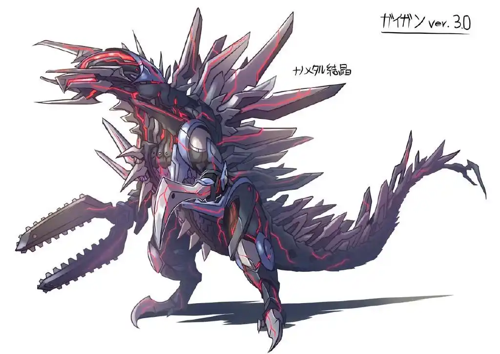 机械哥斯拉进化手稿图曝光,原来它竟是电子哥莫拉失散多年的大哥