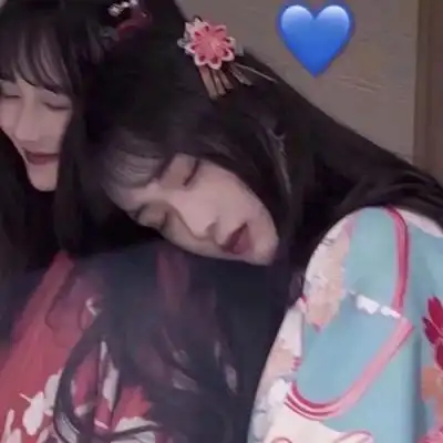 闺蜜小姐妹一对百合部位好看头像