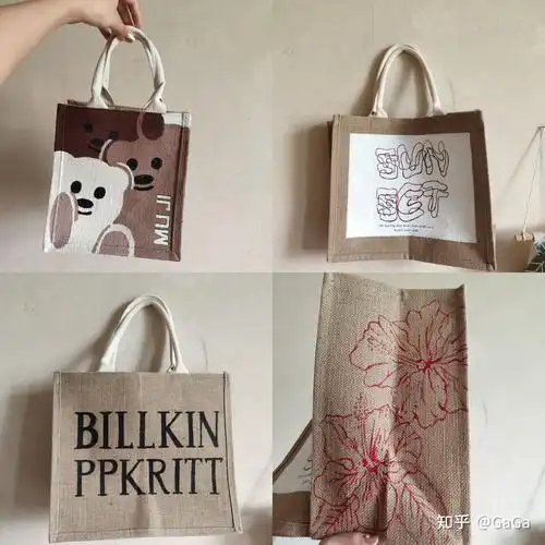 muji麻袋手绘包定制 - 知乎