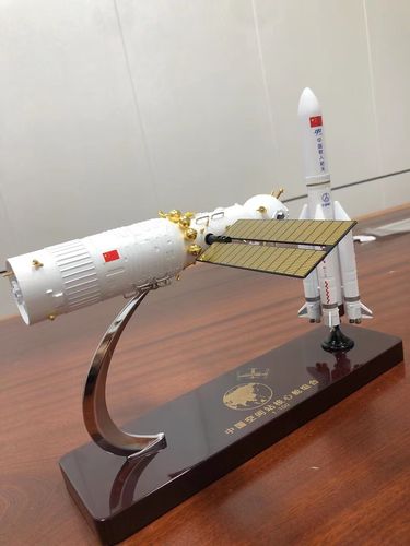 中国空间站天和核心模型天宫神舟天舟问天巡天号飞机模型