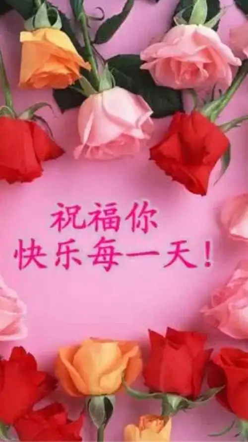 祝福你快乐每一天