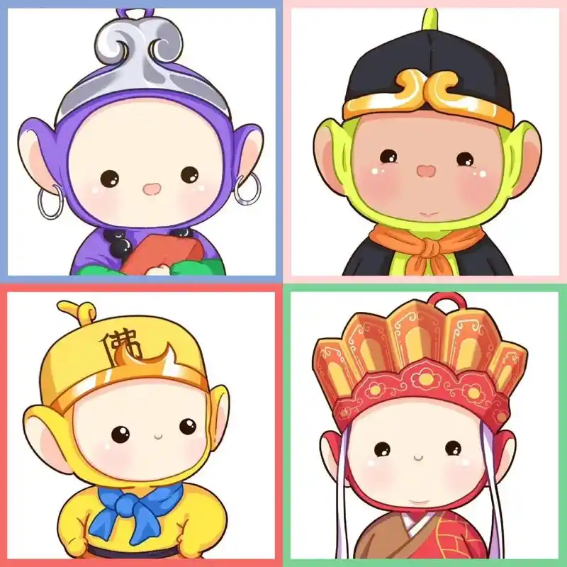 搞怪头像 #可爱头像#唐僧师徒#孙悟空 - 抖音