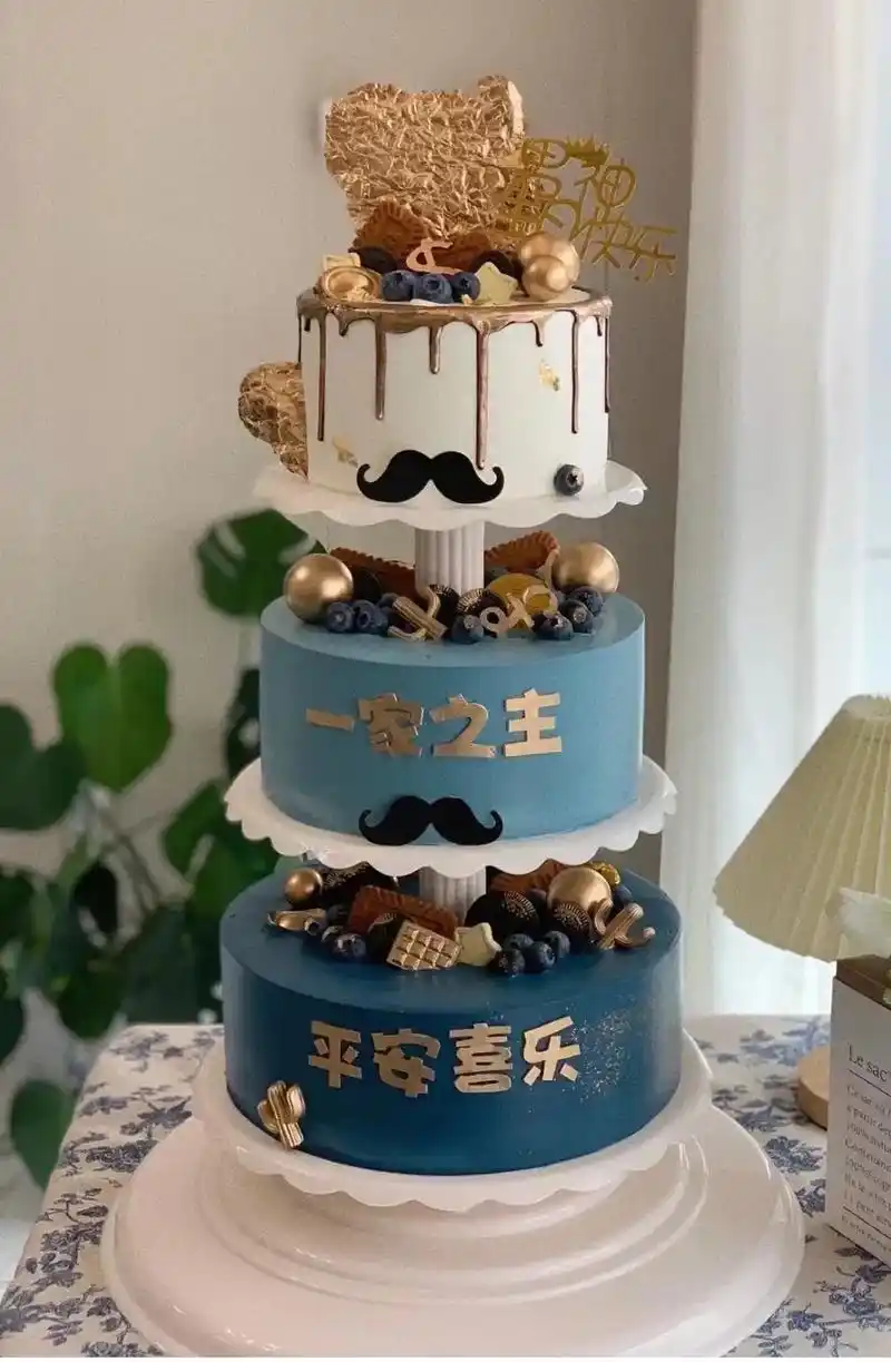 六六大顺架子蛋糕90……36岁生日预订蛋糕 - 抖音