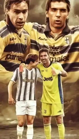 布冯与小基耶萨历史性的并肩作战,让他与基耶萨父子俩都成为过队友的