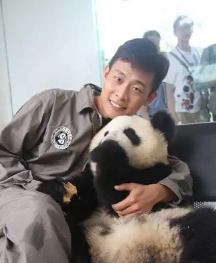 他还做义工去照顾大熊猫,因为一张照片,让大家笑得四仰八叉张译40岁