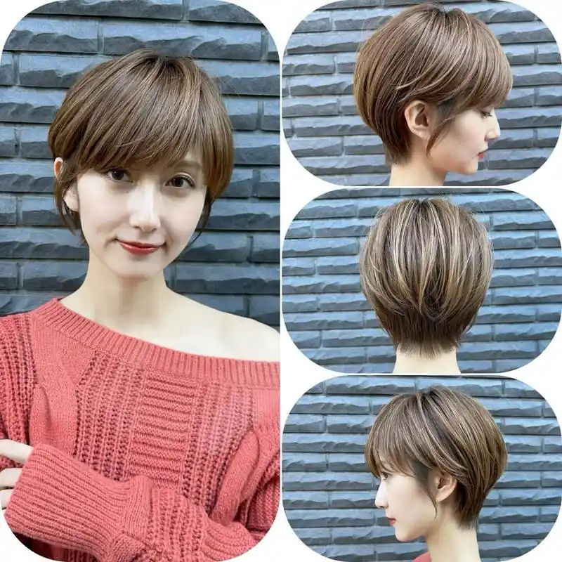 不用烫的减龄短发,沙发自然卷就这么剪 沙发自然卷就直接这么卷 利用