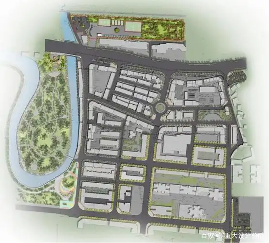 峰高街道场镇品质提升方案设计总平面图