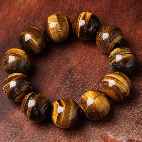 天然虎眼石手链男虎睛石佛珠木变石手串女手串手饰手链