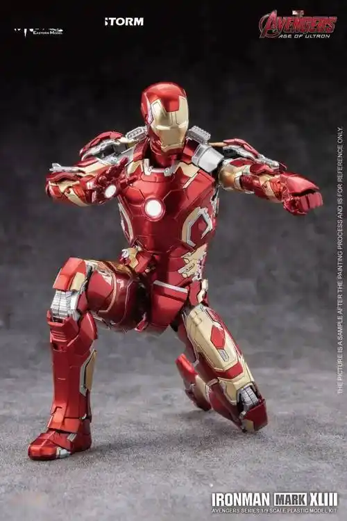 换色还涨价御模道推出钢铁侠mk43拼装模型
