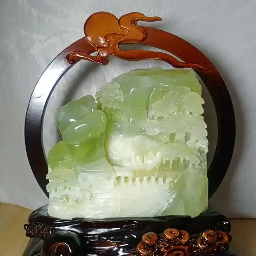 岫玉山水摆件辽宁岫岩源头厂货一手货源家装送礼品玄关批发工厂直