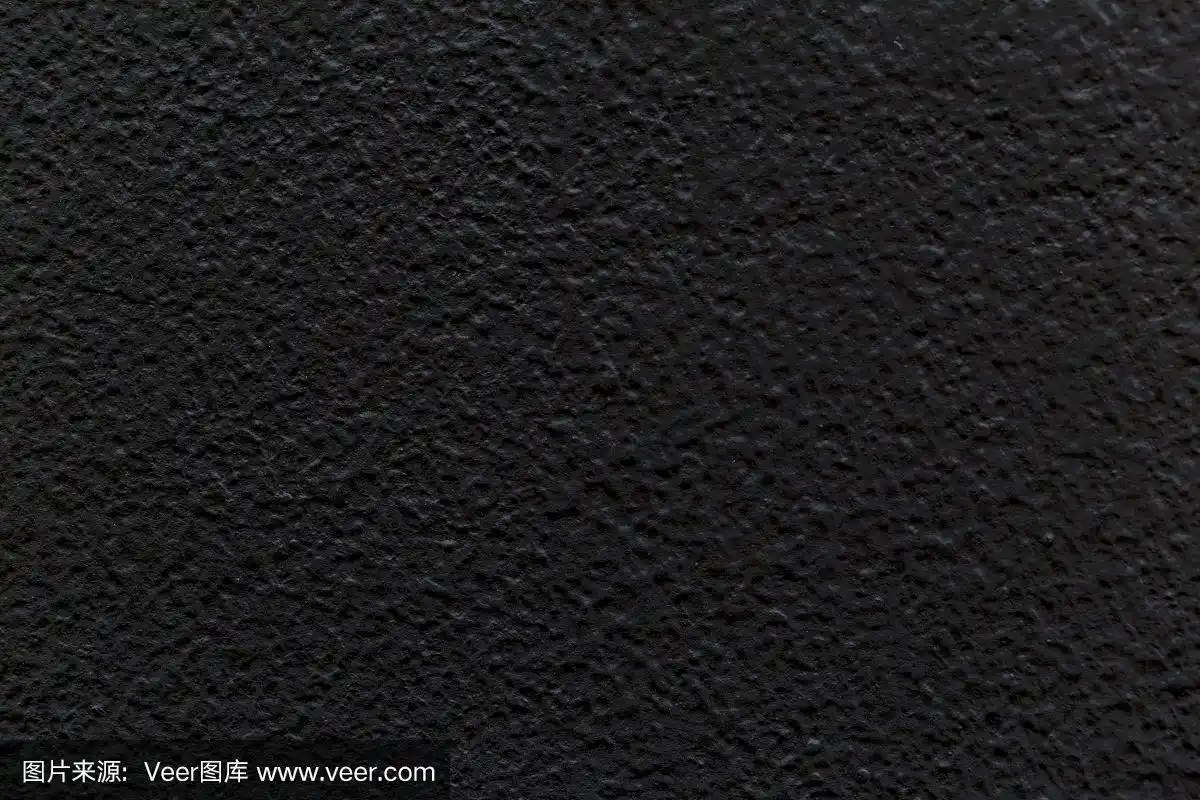 黑色空白混凝土墙作为背景