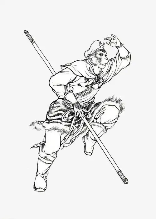 大话西游3孙悟空简笔画