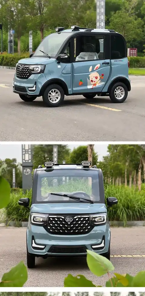 老头乐代步四轮车 新能源四轮电动汽车家用女小型油电两用代步成年人