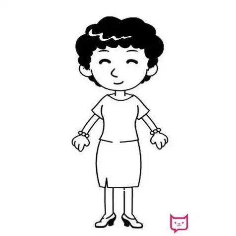 简单的人物简笔画妈妈简笔画