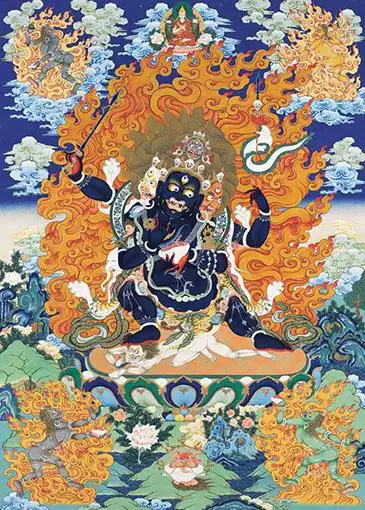 四臂玛哈嘎拉增长天王,持国天王五大金刚