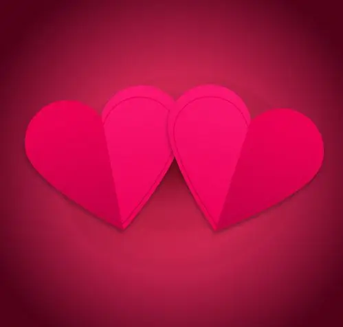 ai格式,含jpg预览图,关键字:心,爱心,情人节,纸质,浪漫,矢量图.