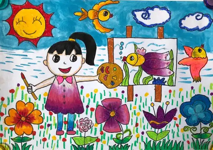 其它 炫彩童年系列绘画比赛获奖作品展 写美篇二年级一等奖