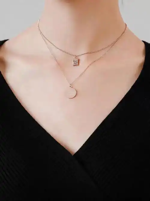 今夏流行叠戴项链美得太高级啦