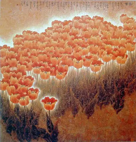 王天胜工笔花鸟作品欣赏