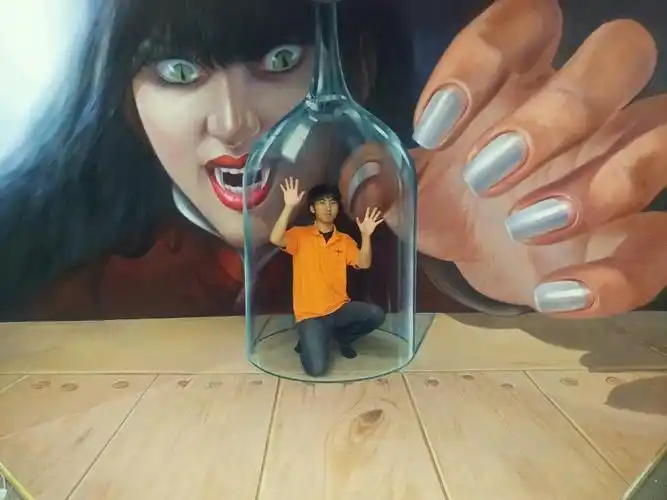 恐怖故事3d地贴集结号精华版3d画