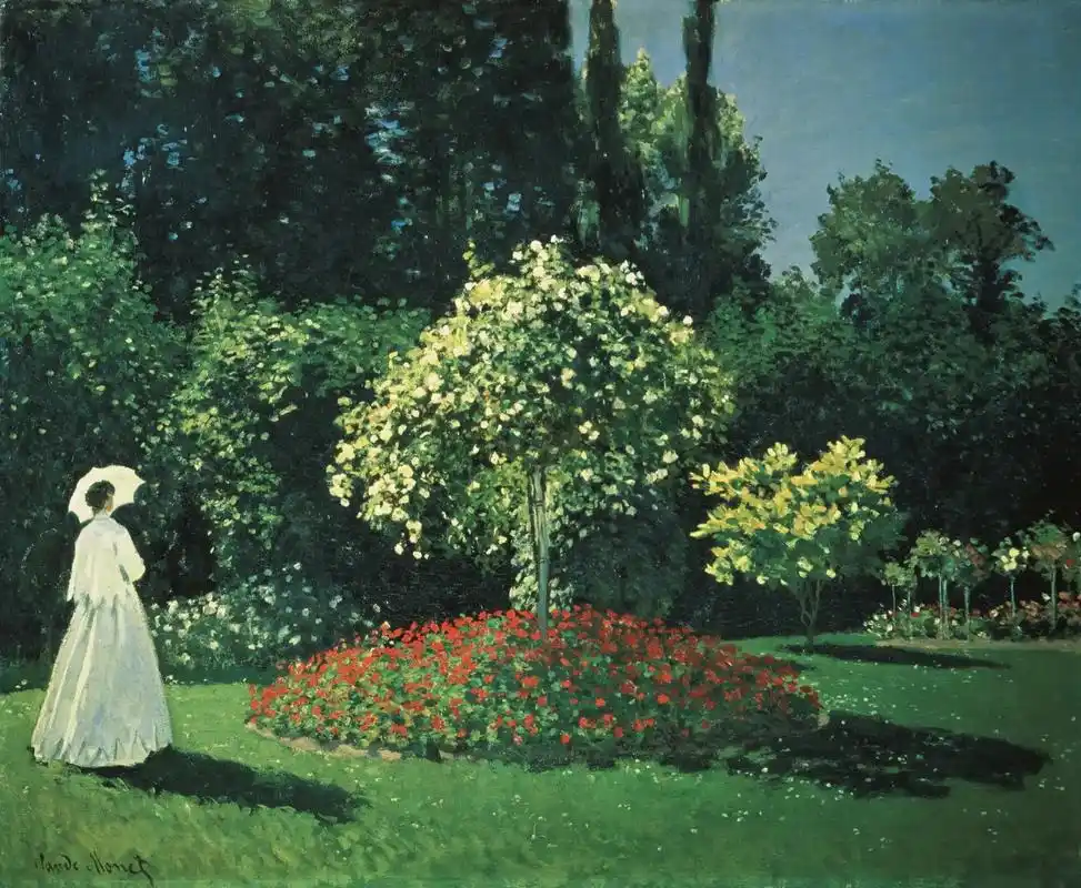 莫奈油画作品分享-1.##油画 #作品分享 - 抖音