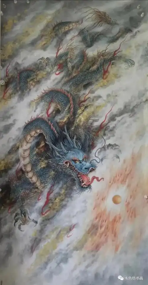 陈恋岗 国画 龙 欣赏!喜欢的收藏关注