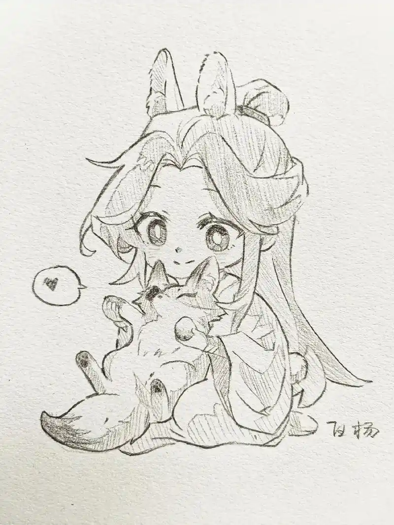 手绘 #天官赐福 #花城#绘画过程图#谢怜 - 抖音