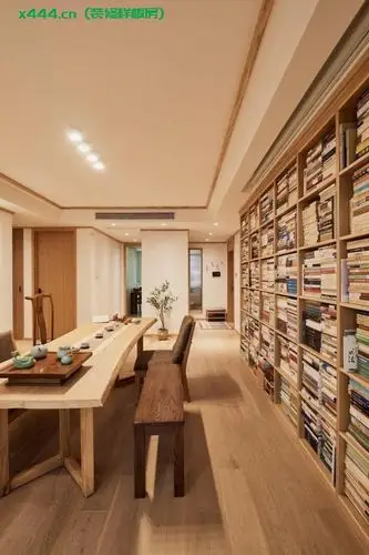 带书房的客厅全屋书香雅韵美不胜收羡慕优质