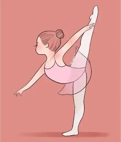 芭蕾小姐姐头像.原作者:小红书apple丁.