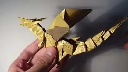 喷火龙折纸教学