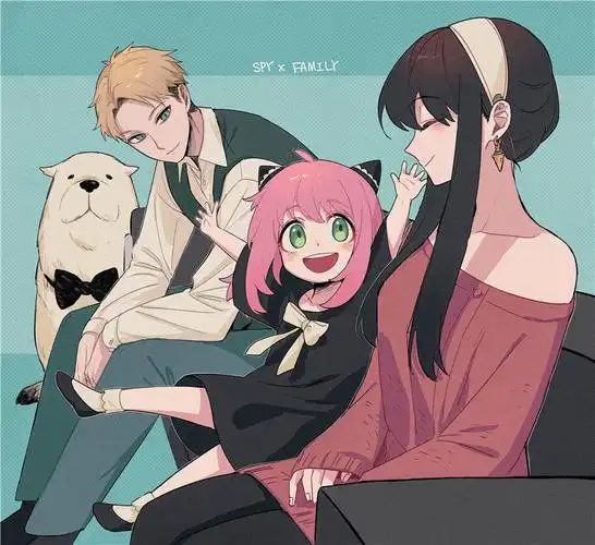 间谍洛伊德,杀手约尔和有读心术的超能力者阿尼亚组建的临时家庭,因为