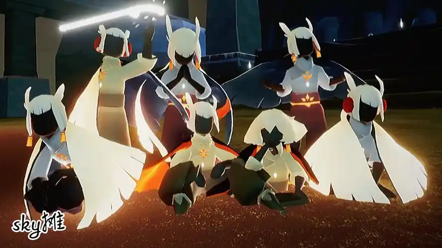 光遇白鸟再调皮的崽也有长大的时候