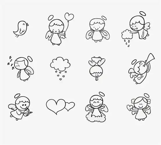 首页 设计元素 装饰图案 装饰图案 >9款可爱天使图标矢量素材 千图网