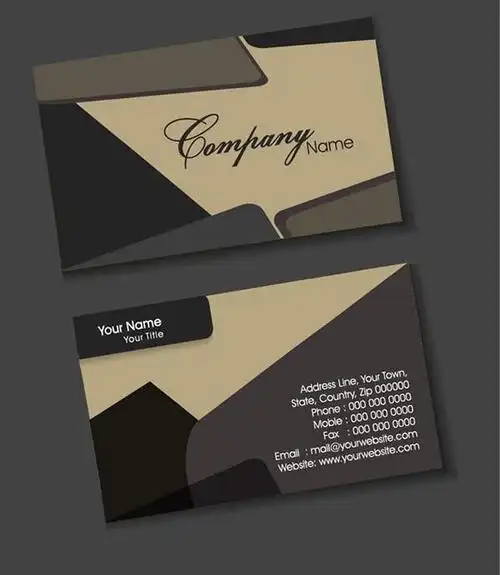灰色名片模板 - nicepsd 优质设计素材下载站