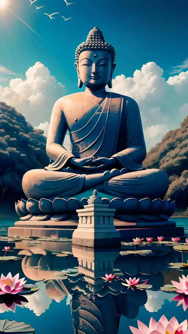 ai绘画.如来佛祖高清壁纸#佛像图片大全 #佛教文化 #佛家 - 抖音