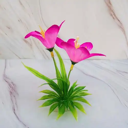 仿真花草小摆件装饰小花酒店餐厅盘饰花家宴乡厨摆盘花冷菜点缀花