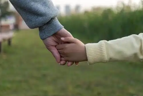 大手牵小手 观念 快乐 童年 儿童 手爱 孩子 温馨 户外 家庭 人 牵手