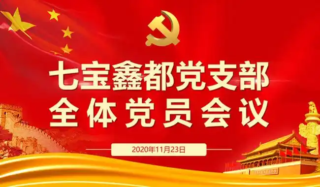 七宝鑫都党支部顺利召开增补支部委员选举大会