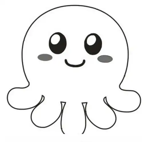 画画可爱的小章鱼