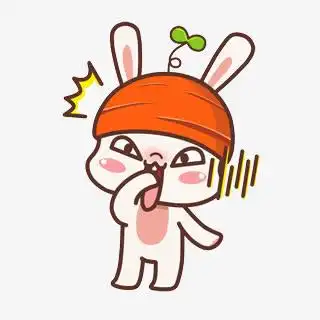 卡通受惊吓表情