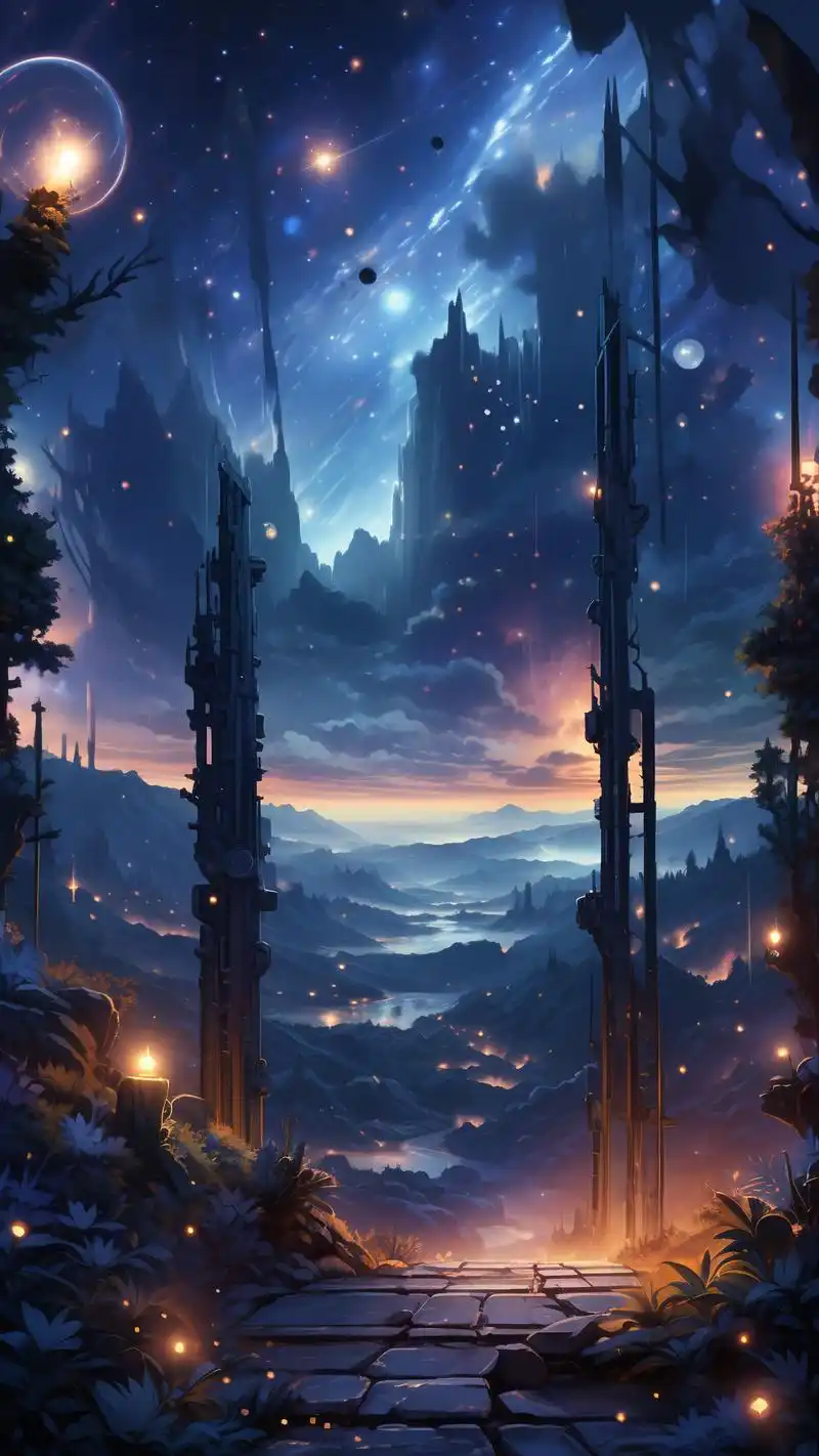 这些炫酷星空壁纸真是太赞了!