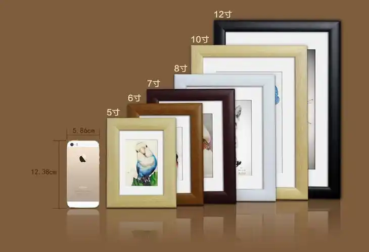 定制批发实木相框7寸8寸a4 a3 a5 8开16开相框证件框影楼礼品画框