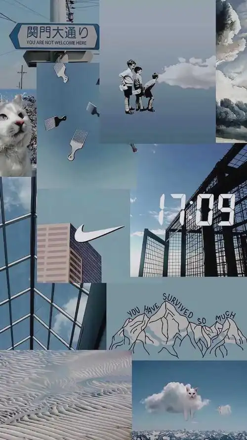 有没有这种多图拼接类型的壁纸?