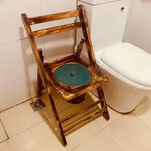 凳椅移动便卫生间加固坐成老人人家碳化便椅孕妇坐便器实木用马桶