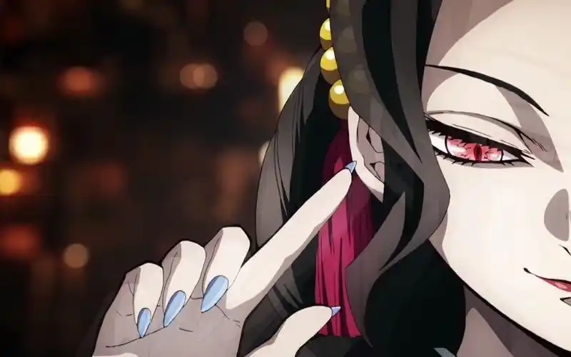 鬼灭之刃当反派无比美艳当女装鬼舞辻无惨尝试镜头转向又美又飒红色