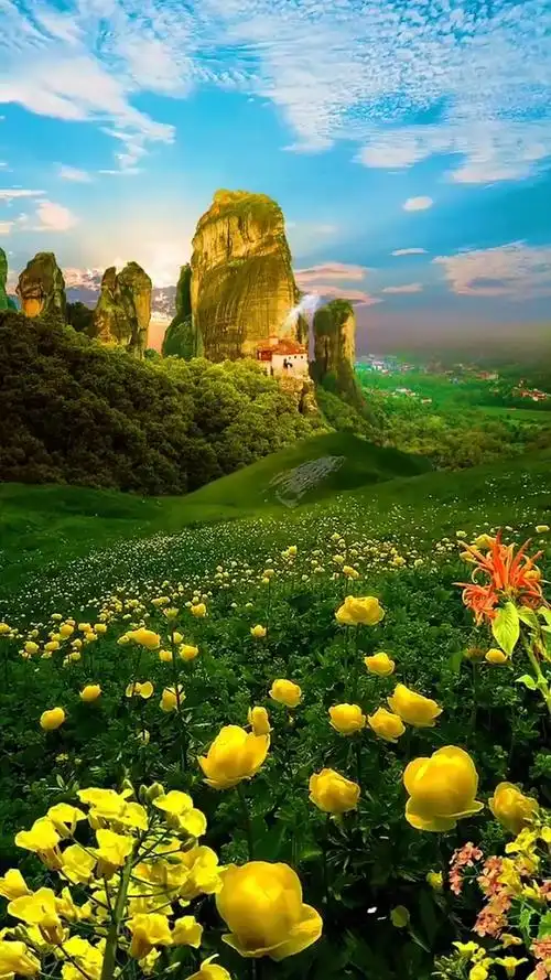 当您看到此风景希望会给您带来好运连连