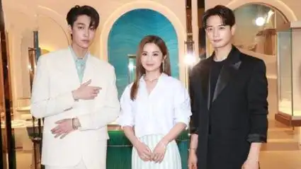 蔡卓妍与韩泰两大帅哥同框 狂cue"婚约老公"关智斌